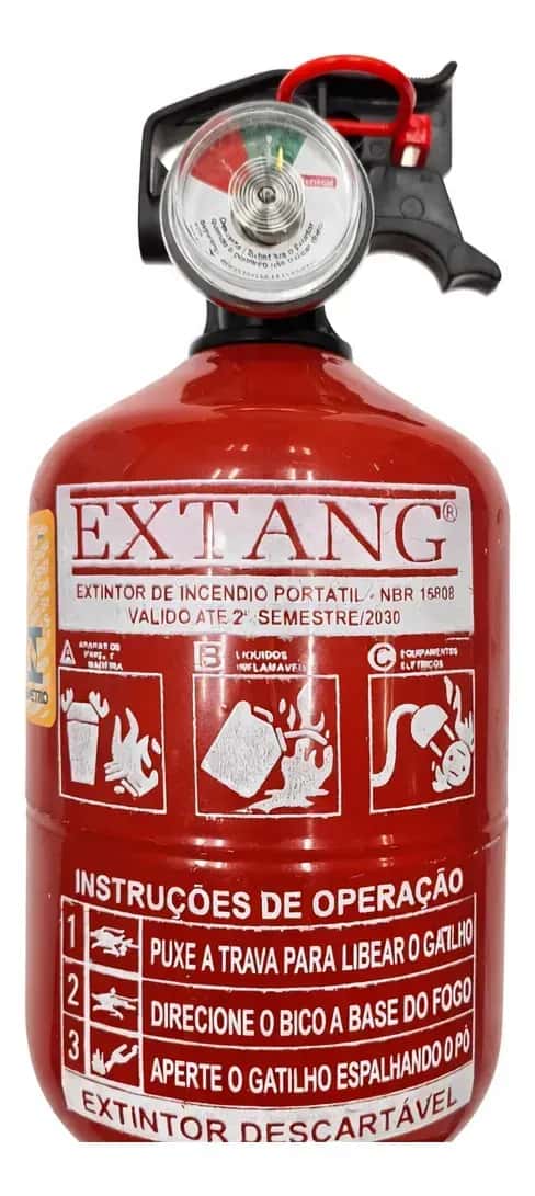 Extintor Extang Automotivo ABC 1kg Gordinho Bujo